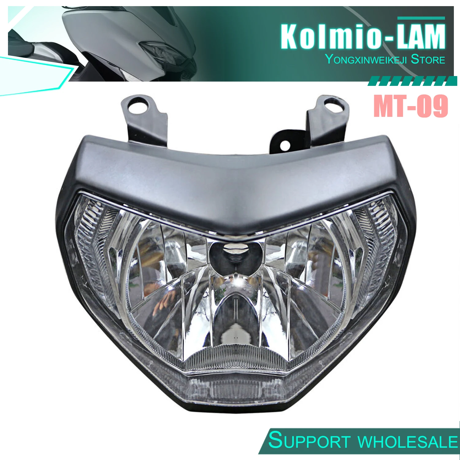 

For YAMAHA MT09 MT-09 FZ-09 MT FZ 09 FZ09 2013 - 2016 2014 2015 Headlight Motorcycle Front Headlamp Assembly Head Light Lamp