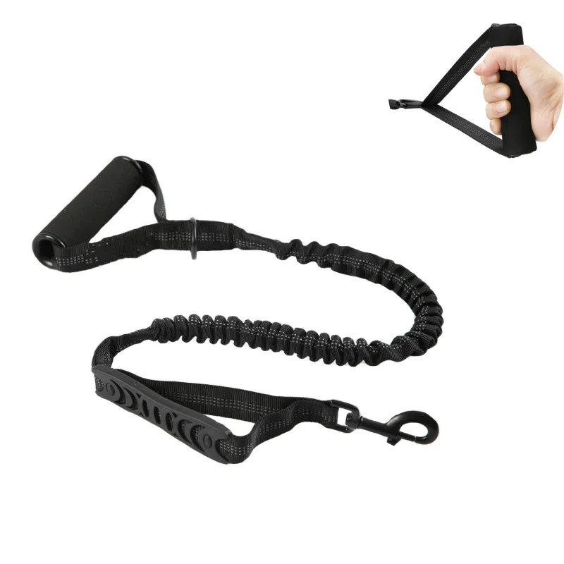 

Поводок для домашних животных с подлокотниками, стильный, для прогулок и прогулок, взрывозащищенный, светоотражающий, эластичный, для больш...