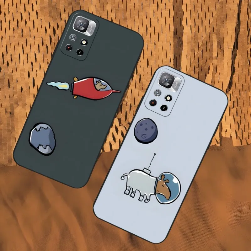 

Sky Space Planet Moon Stars Phone Case For Xiaomi 13 12 Ultra Redmi Note 11 10 A S C Lite POCO M4 F4 M3 Pro Plus Black Cover