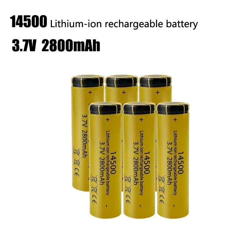 

14500 battery 3 7v lithium Large Capacity 2800mah Battery Used For Electric Toothbrush, Razor, Barber Rechargeable Battery