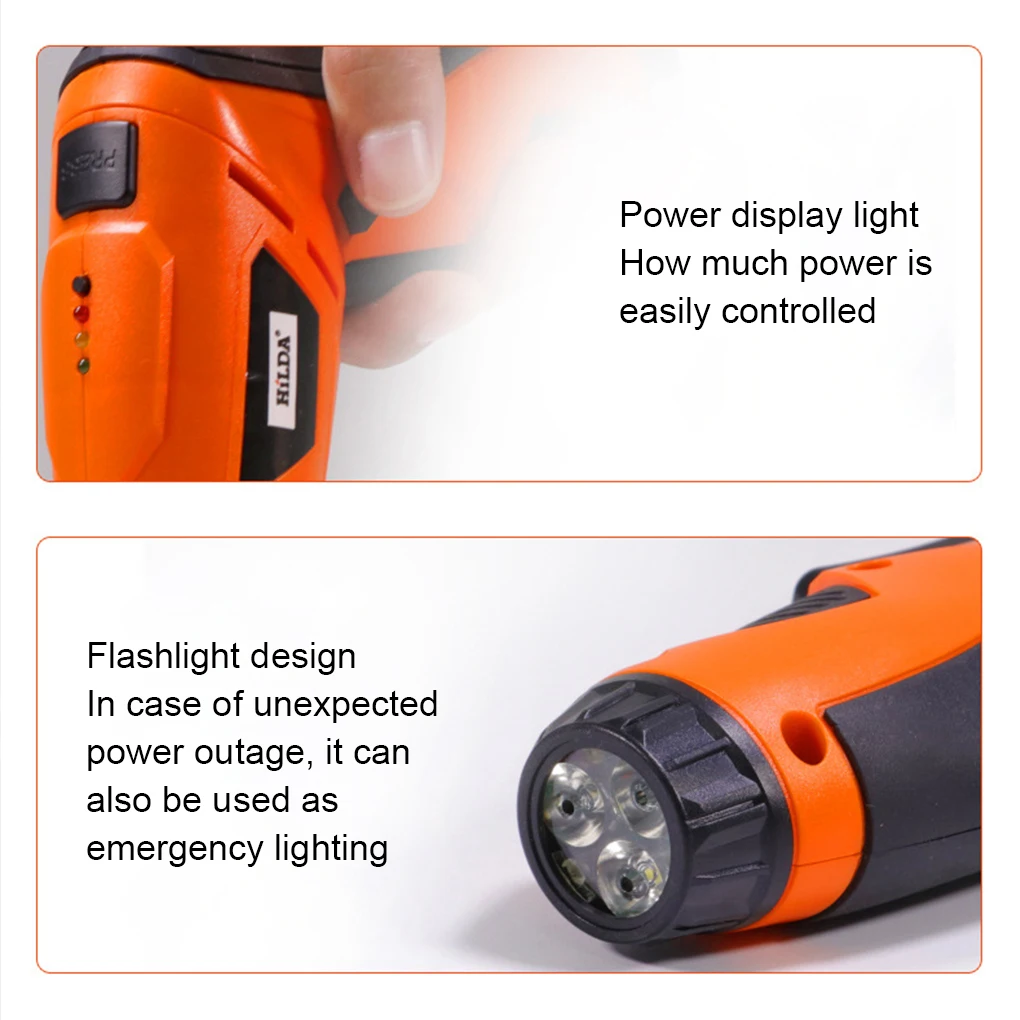 Многофункциональная портативная мини-отвертка HiLDA с перезаряжаемым литиевым