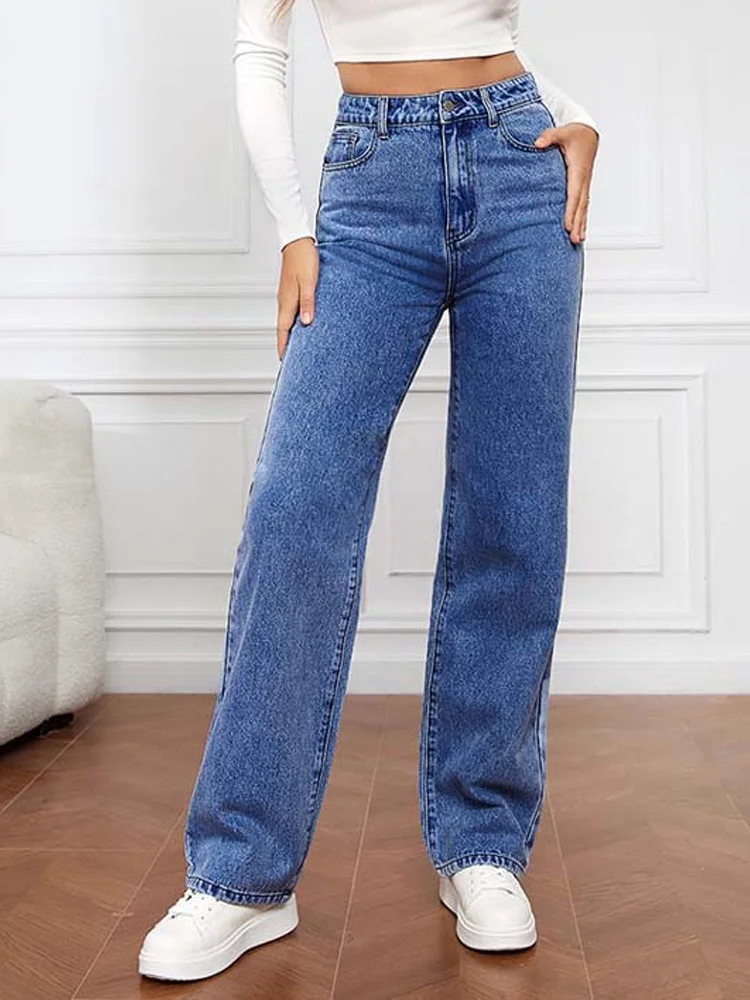 

Женские джинсы с высокой талией, Осень-зима