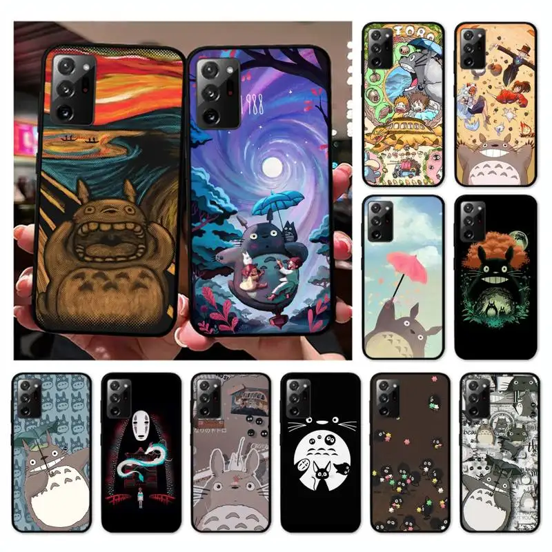 

Studio Ghibli Totoro Phone Case for Samsung Note 20 Ultra 10 Pro 9 8 5 M51 M31 M30 S M20 M11 M10 A20S A32 Cover