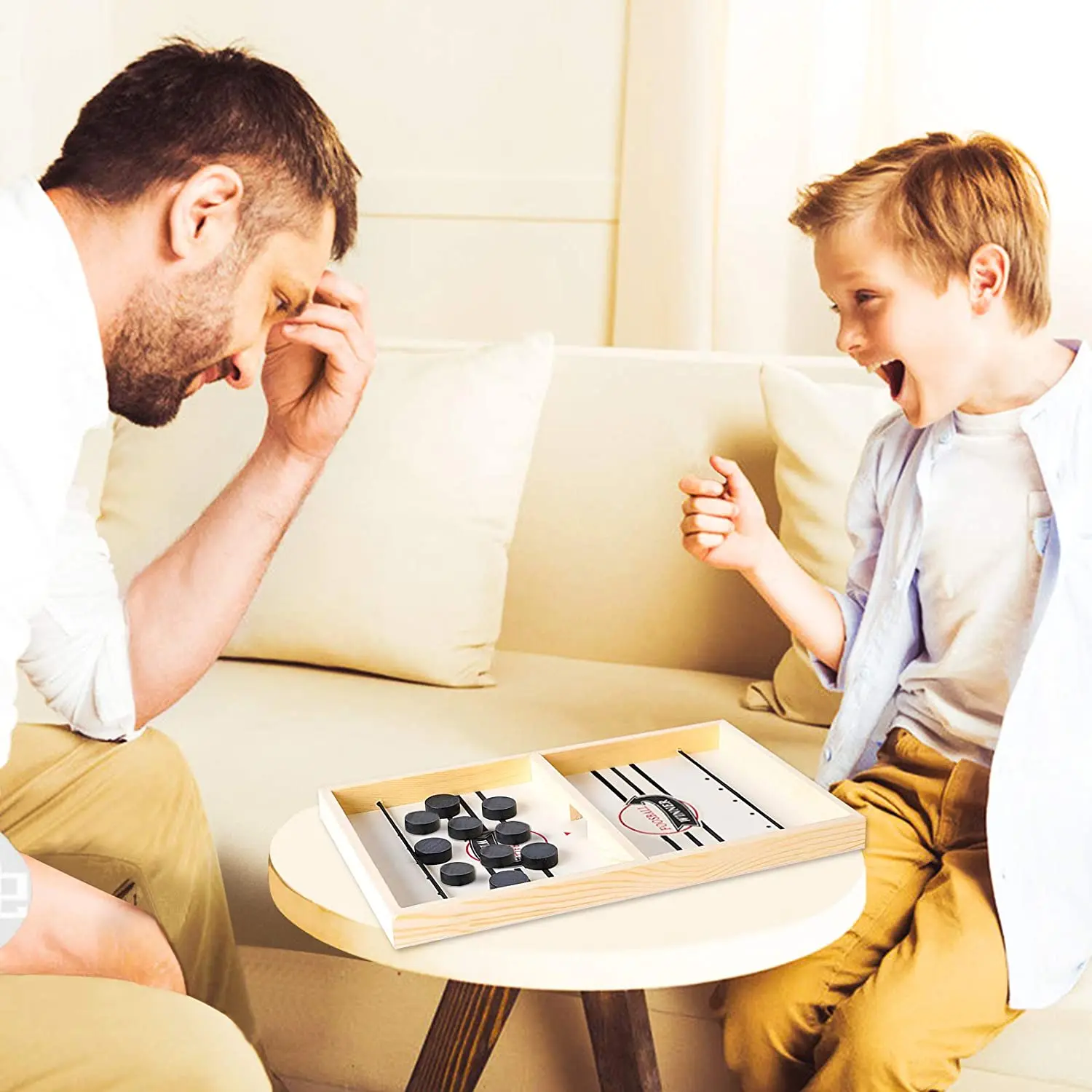 Настольная игра Sling Puck — быстрый хоккей |