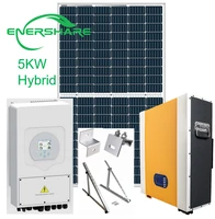 5 kw 10kwh off gridhybrid solar battery storage hybrid energy system