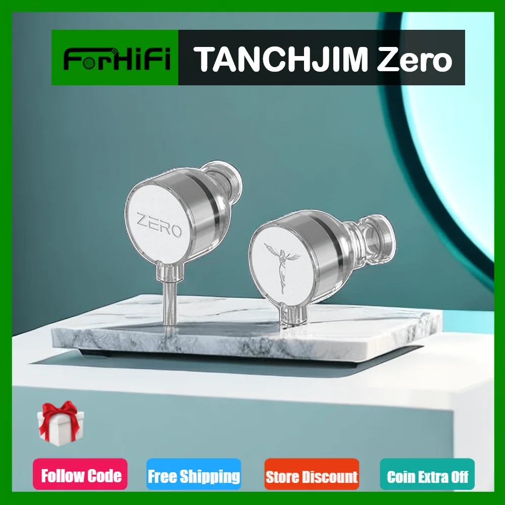 

TANCHJIM Zero DSP In-Ear HiFi 10mm Dynamic Driver Earphone Sports Gaming Headphone for Android 3.5mm Type-c Plug with Microphone