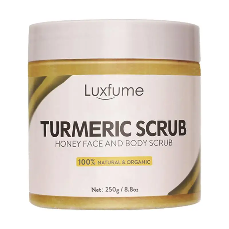 

Turmeric Face Body Scrub Brightening Exfoliating Organic Face And Body Ginger Turmeric Body Scrub Whitening Scrub Deep Cleansing