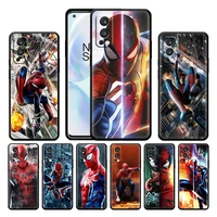 marvel spiderman art for oneplus nord 2 ce 5g 9 9pro 8t 7 7ro 6 6t 5t pro plus silicone soft black phone case cover coque capa