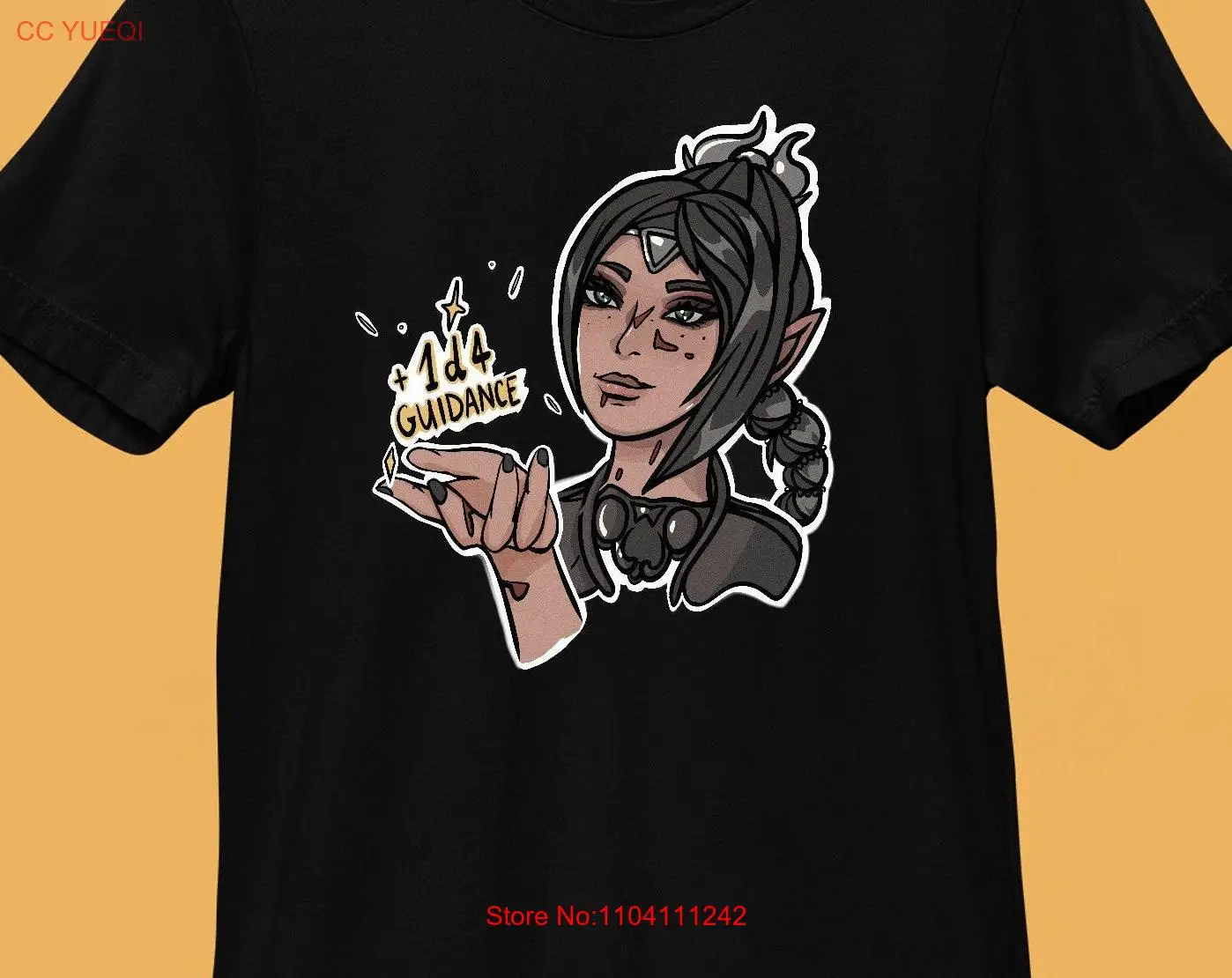 Футболка Shadowheart's Guidance BG3 Inspired D Cute art Fan Merch с длинными или короткими рукавами