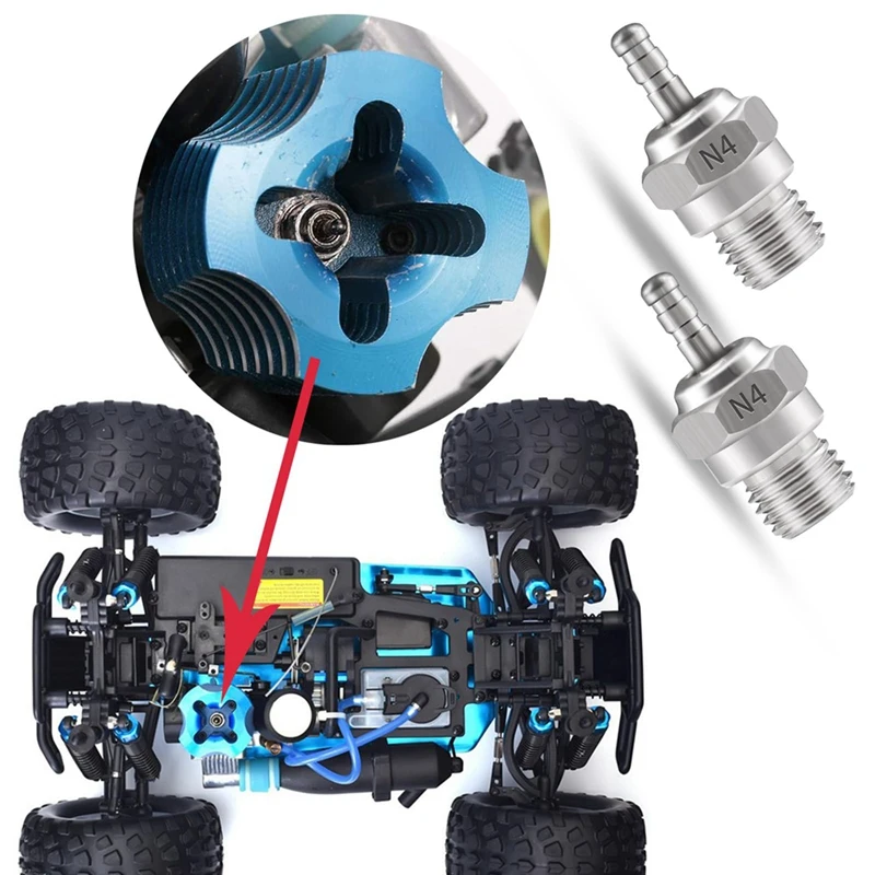 5 шт. свеча накаливания N4 Spark Nitro детали двигателя аксессуары OS для HSP HPI Redcat 1/8 1/10