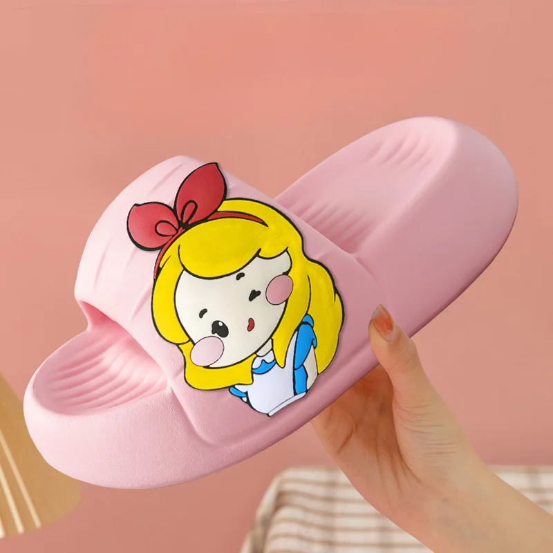 Women's Sandals Platform Non-slip Bathroom Shoes Fashion Outdoor Female Slippers Summer Sticker Thick Sole Soft Men Beach Shoes