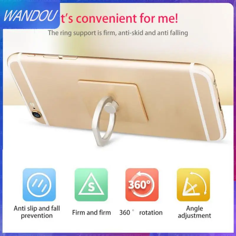 

2/4/6PCS Multi-functional Personality For Mobile Phone Car Phone Holder Stand Phone Back Sticker Pad Bracket 360 Degree Rotating