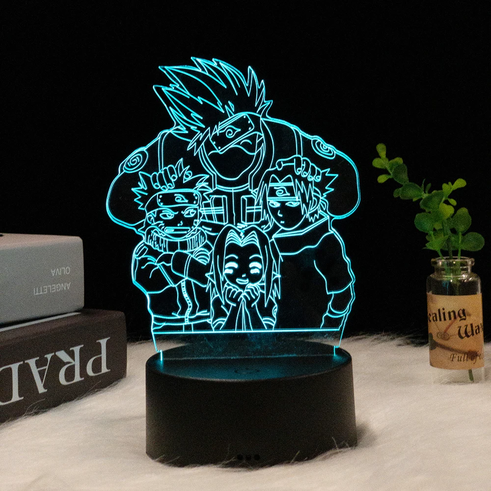 3d-ночник с фигуркой Gon and Killua ночсветильник в стиле аниме Hunter X декоративный