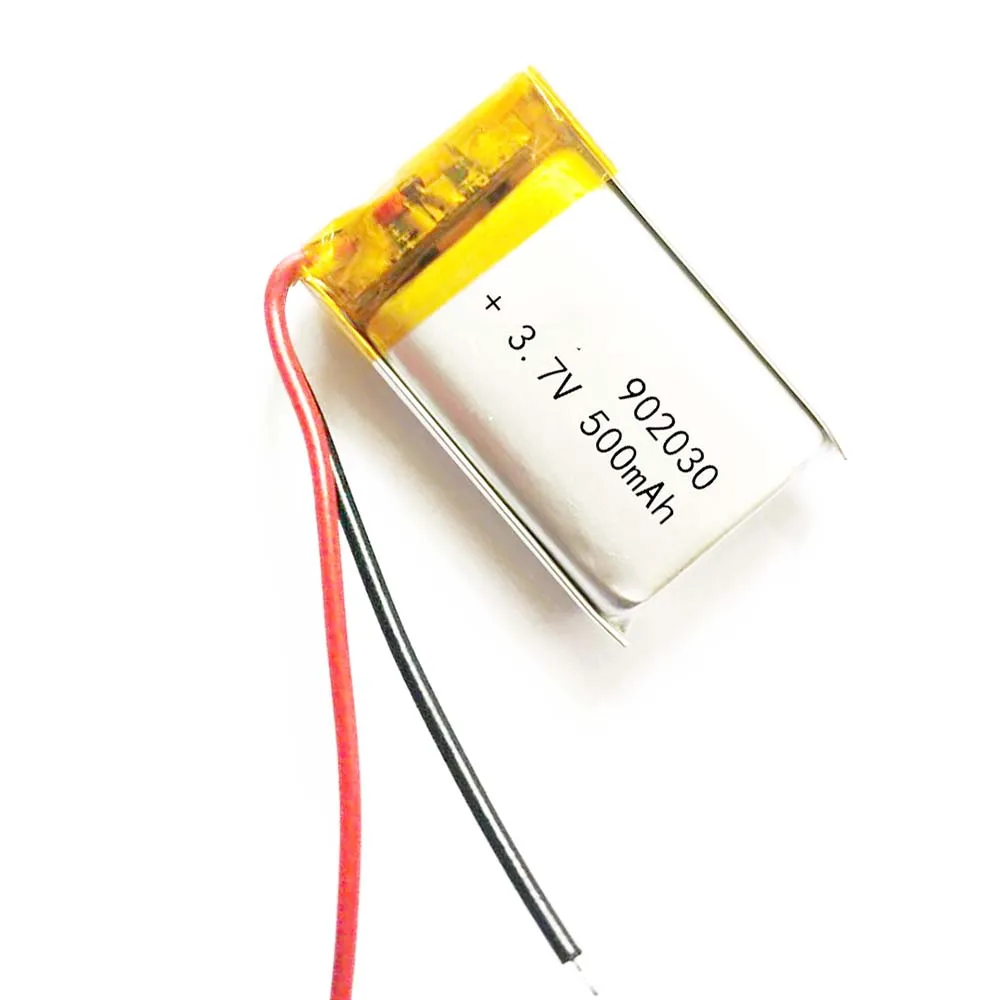 Литий-полимерные ионные батареи 3 7 в 500 мАч 902030 разъем JST 2 0 мм
