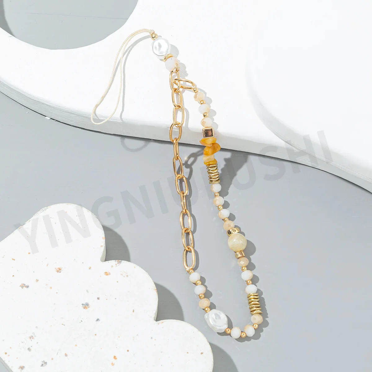 Korean Crystal Mobile Phone Chain Ladies Short Temperament Anti-lost Mobile Phone Lanyard Wholesale