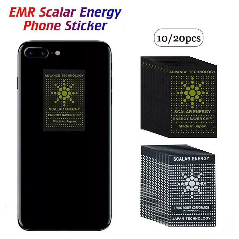 

10/20 PCs Anti Radiation Shield Protection Sticker EMF Protector Neutralizer Scalar Energy Shield for Cell Phone Health Care