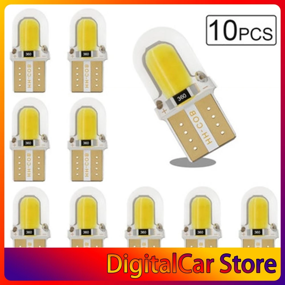 

10 Pieces Led Canbus W5W Led Bulb 6000K White Signal Dome Lamp Auto 12V / Reading License Plate Light Car Interior Lights