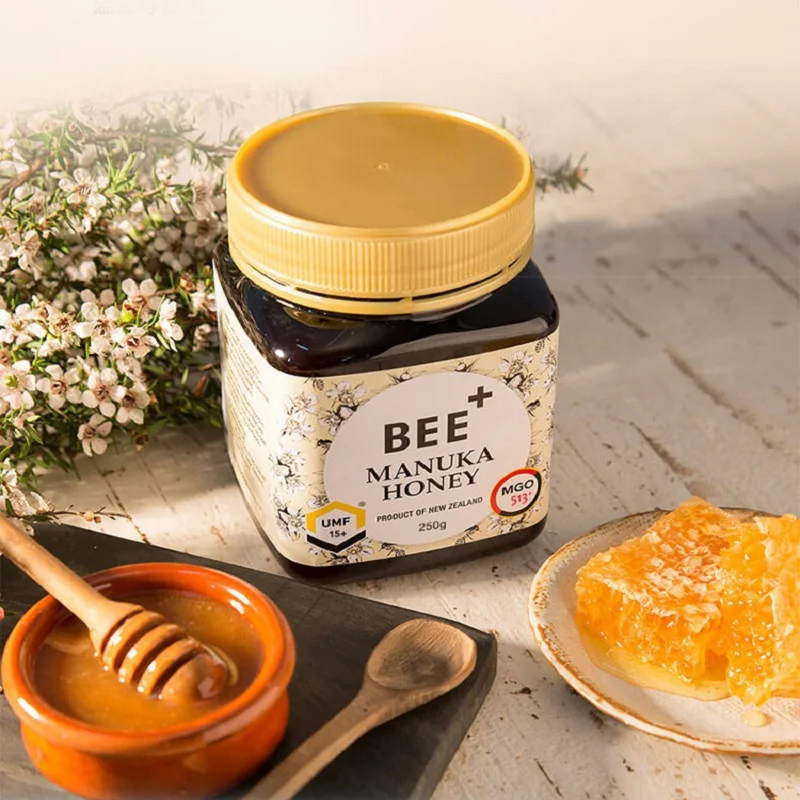 

New Zealand King BEE+ Manuka Honey UMF 15+ Men Women Kids Immunity Stomach Health and Wellness Products Cough Sore Throat Relief