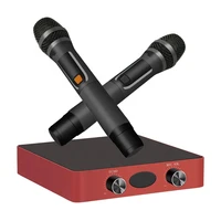 hot sale ktv home karaoke box on tv with wireless karaoke system machine with wireless microphone