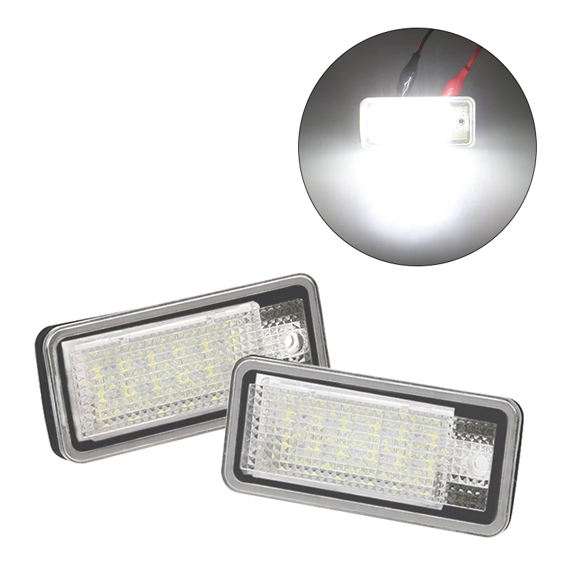 Для Audi A3 светодиодный номерной знак светильник 6000K супер яркий Canbus без номерного