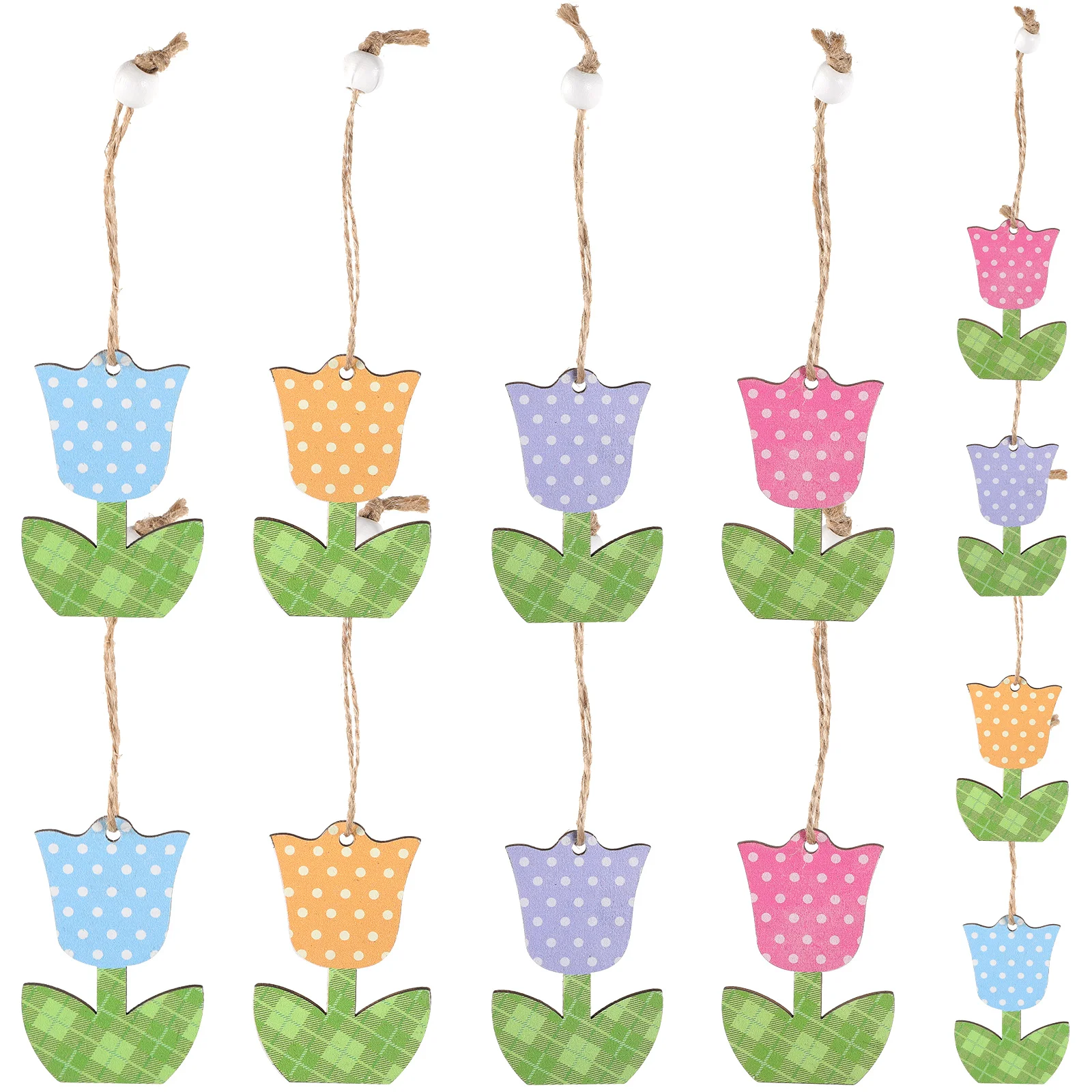 

Tulip Ornament Spring Decorations Tree Mothers Day Tulips Spring Small Wooden Decor