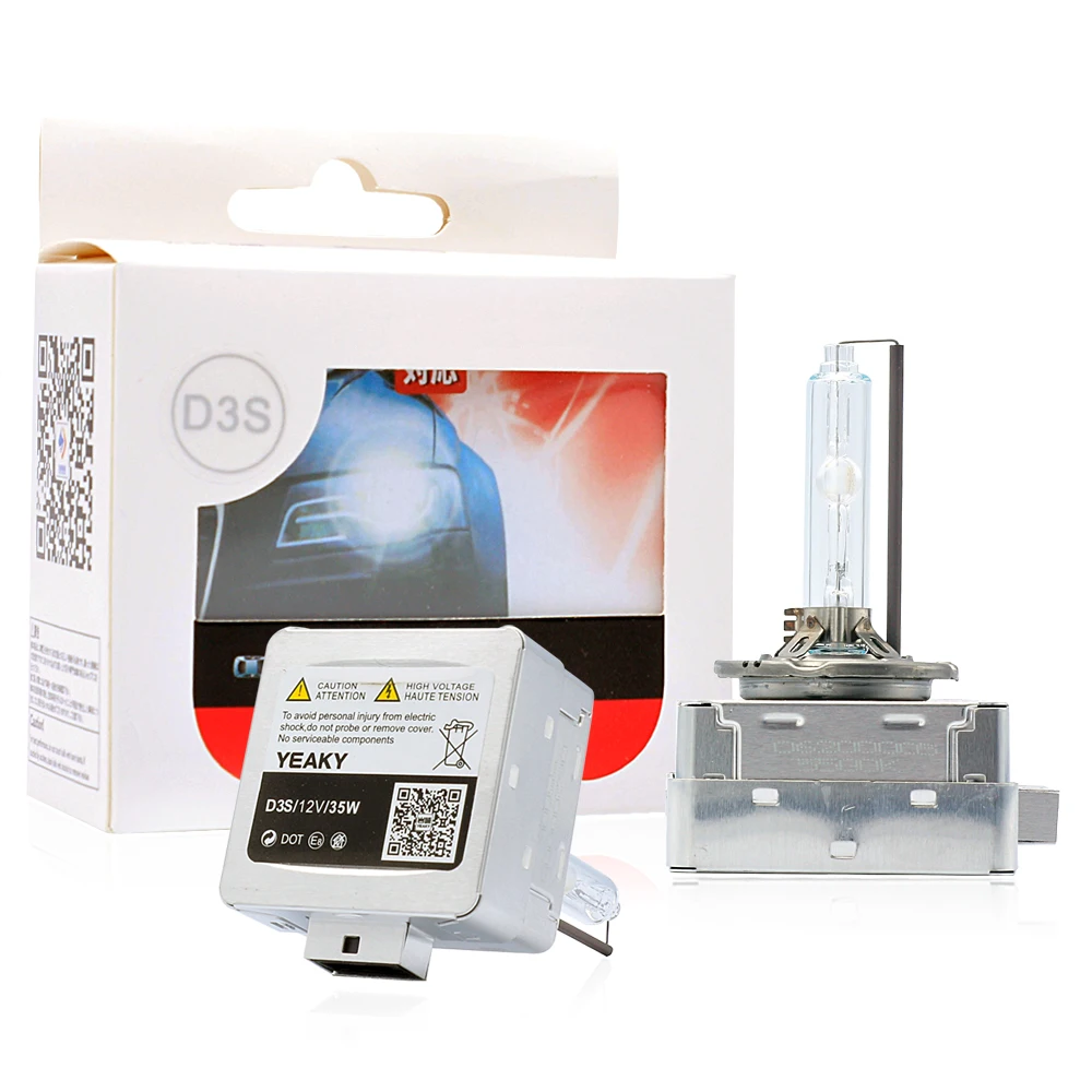 2 шт. оригинальная ксеноновая лампа Yeaky 12 В 35 Вт D3S HID 4500 К 5500 6500 автомобильная