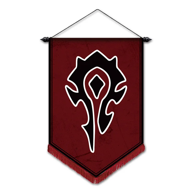 31x46 см флаг с надписью Lion WOW World War For Horde на стену подвесной школьный бар KTV для дома