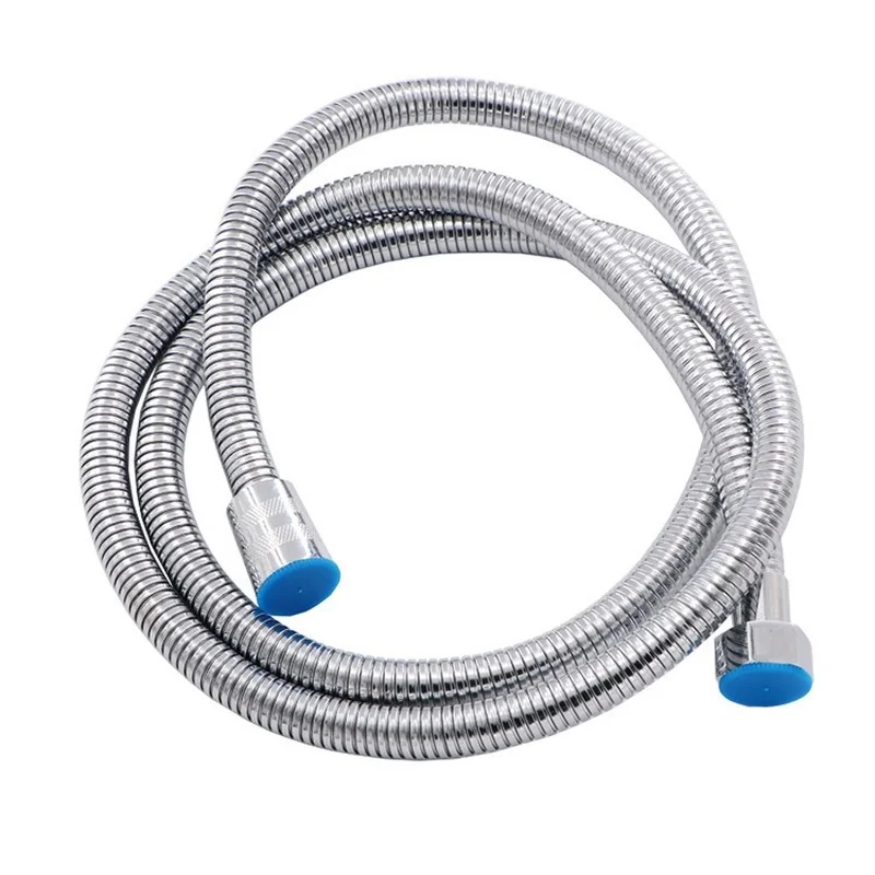

Encrypted Stainless Steel Rain Shower Hose, Bathroom Shower Metal Hose DN15 Electroplating Shower Hose 1.5 Meters