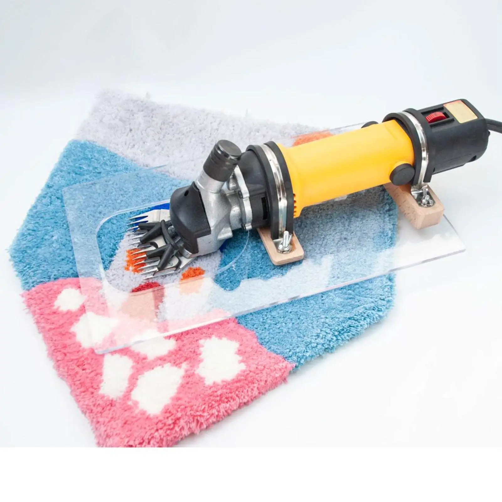 

Shearing Fur Machine Holder Hand Manual Carpet Clipper Holder for Sheep Shears Tufting Tools