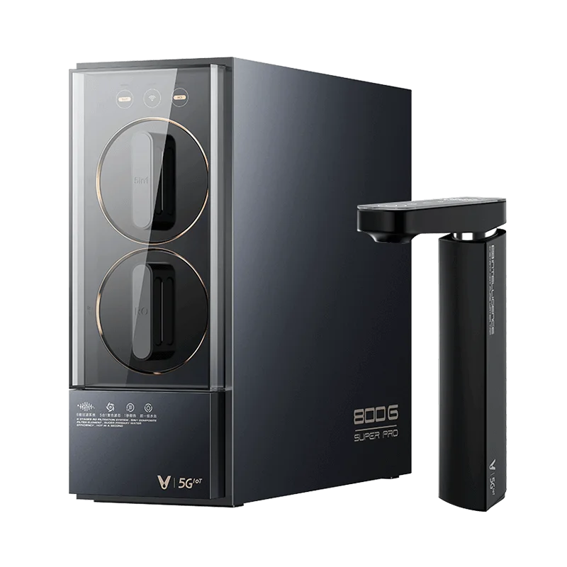 

Viomi Quanxian AI 1S Instant Hot Water Purifier Super Pro 800G 2.0L/Min 4 Gear Digital Display Faucet Water Dispenser RO Filter