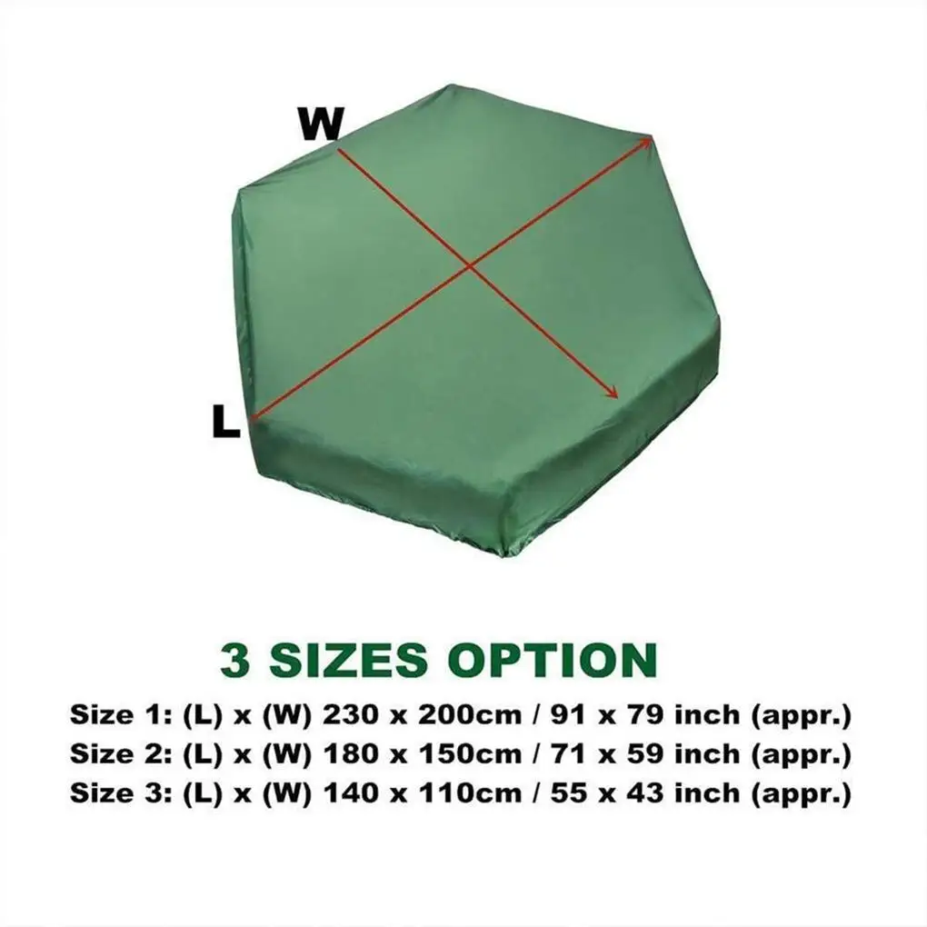 

Sandbox Cover Sand Pit Beach Supplies Long-lasting Multipurpose Wear-resistance Outdoor Toy Foldable Design Several Sizes