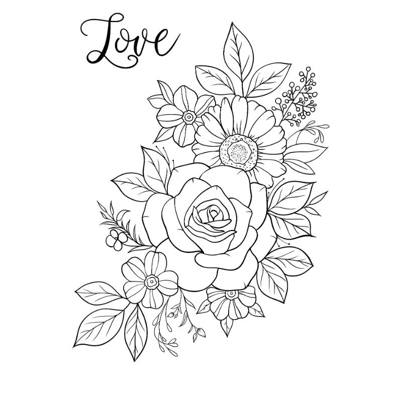 Прозрачные печатки для скрапбукинга 11 х16 см