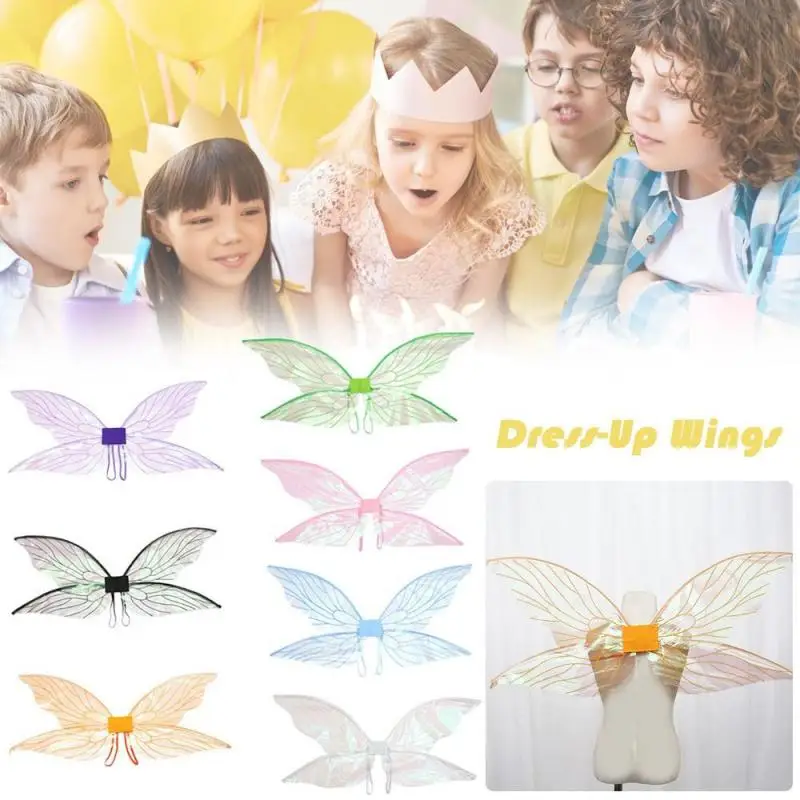 

Colorful Cicada Multicolor Fairy Simulation Lightness Clothing Party Party Supplies Comfortable Party Props