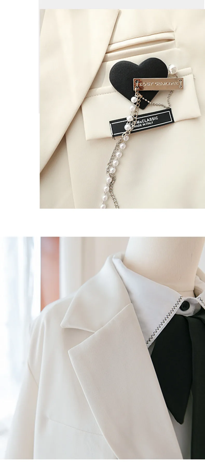 Женский Осенний модный костюм SWEETXUE 2022 в стиле преппи с длинным рукавом куртка +