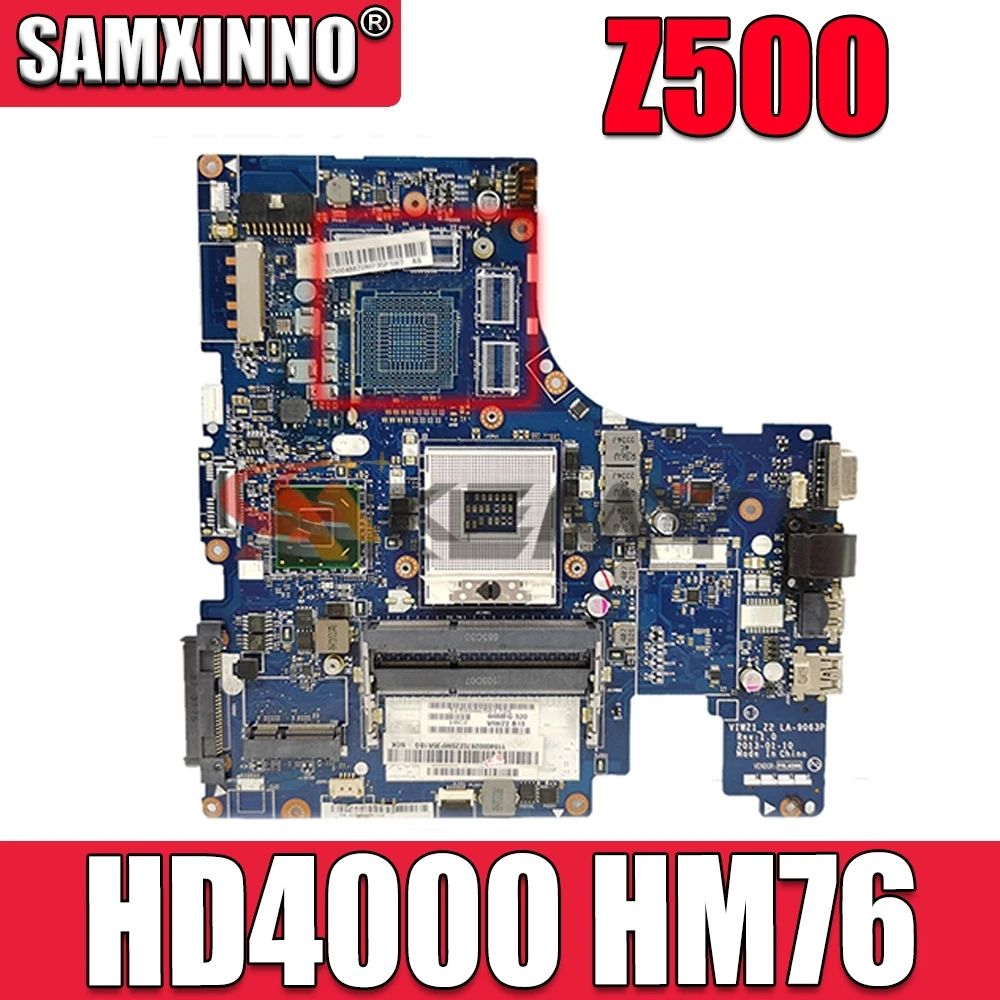 

Материнская плата Akemy VIWZ1 Z2 для ноутбука lenovo ideapad Z500 HD4000 HM76 DDR3 intel HD
