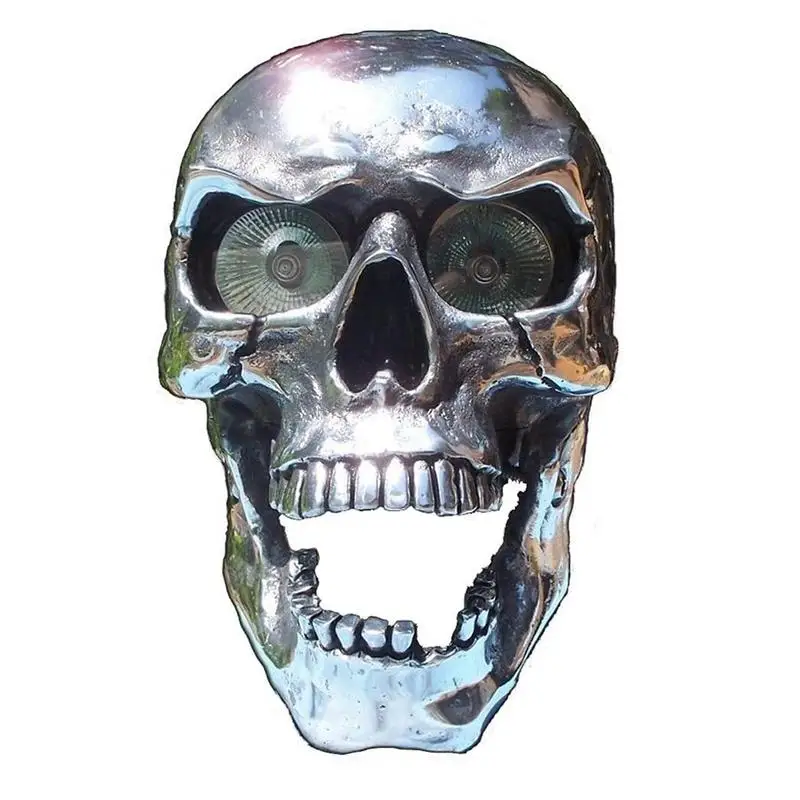 

Newest Durable Motorcycle Skull Headlight At The Real HeadLight Easy To Install Headlamp Decoration Motorcycle Light Decorations