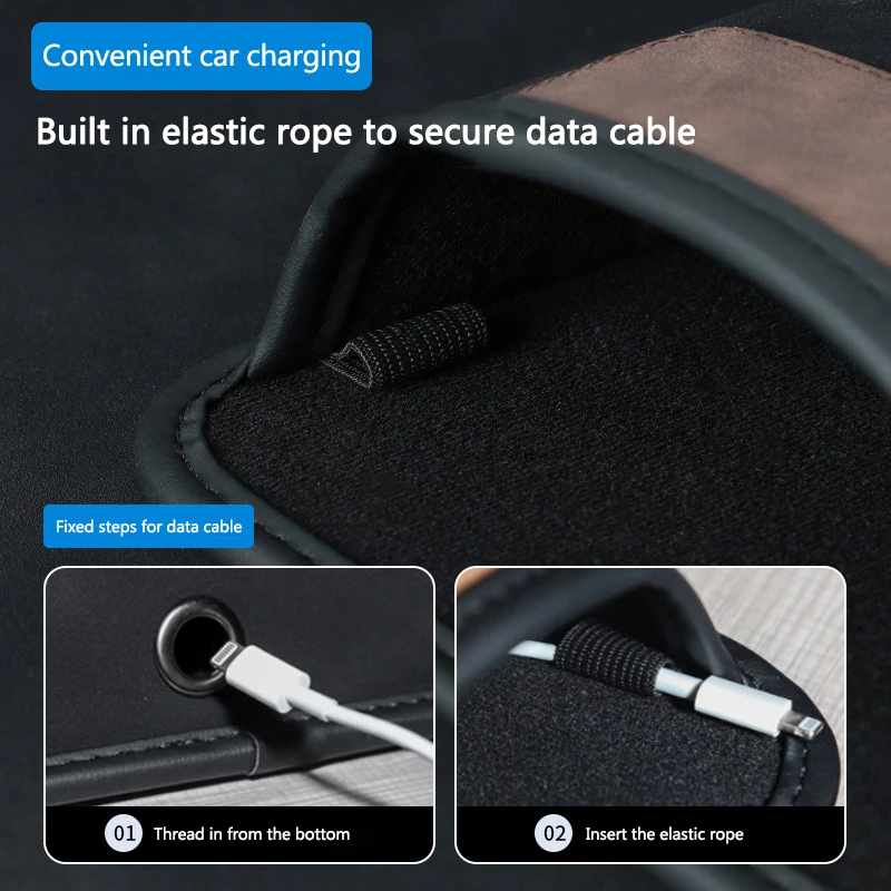 Кожаный автомобильный карман для хранения сумка-органайзер коробка уборки