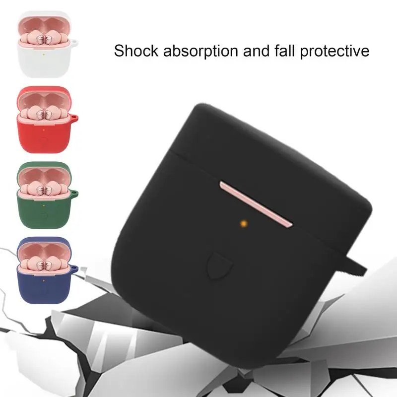 Силиконовый защитный чехол для наушников Sound-PEATS TrueCapsule2 защитный чехол с крючком устойчивый к царапинам гибкий противоударный