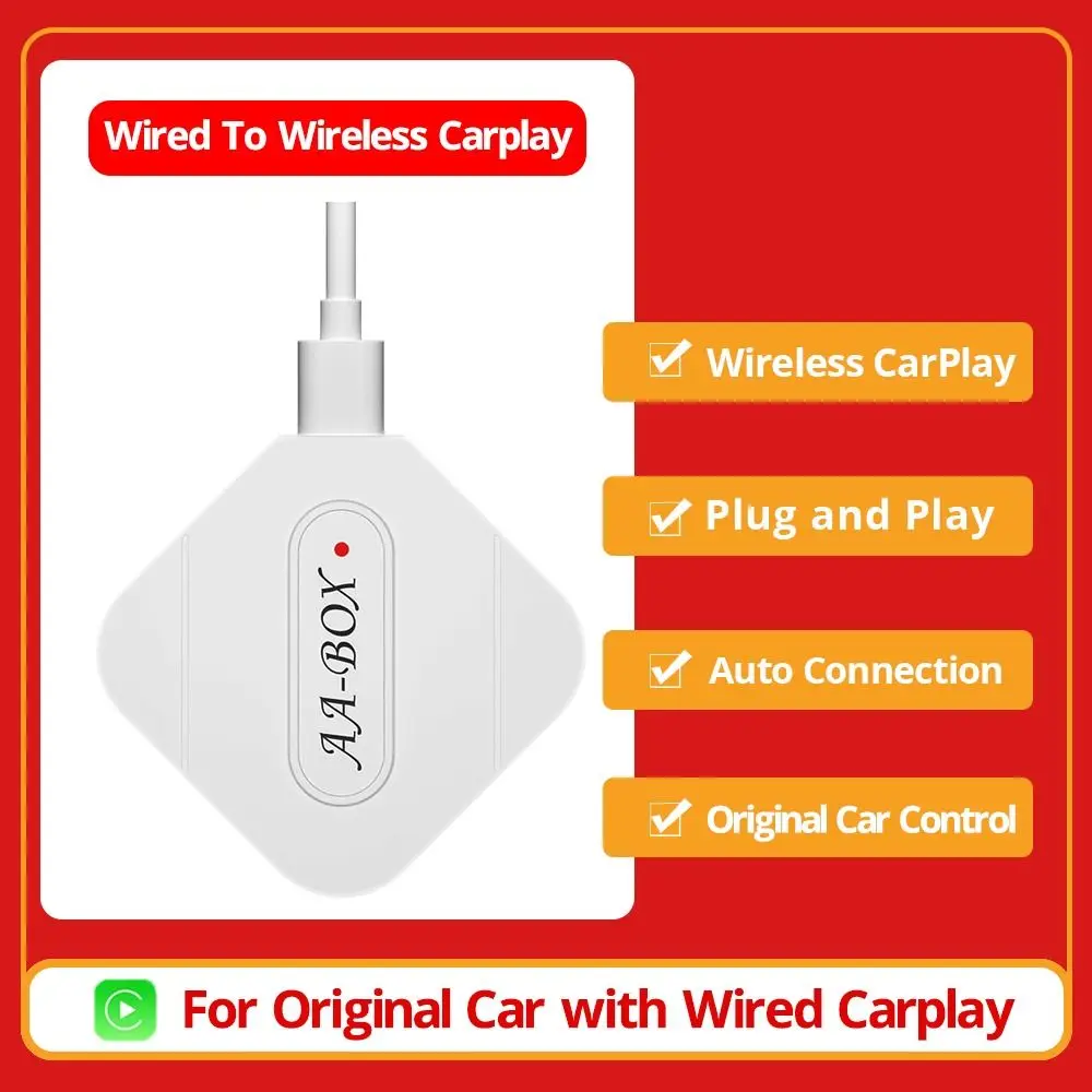 

Android Auto CarplayBox 5G Wifi Автомобильный проводной беспроводной конвертер Профессиональный Ai Box для iPhone