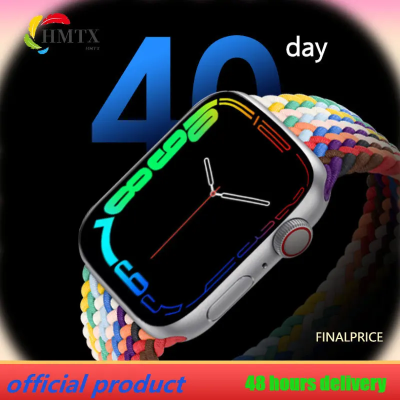 

2022 Smart Watch Wireless Charging Smartwatch Bluetooth Calls Watches Men Women Fitness Bracelet Custom Watch Face for xiao mi