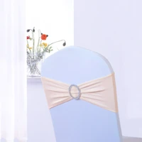 50100pcs spandex chair sash wedding lycra chair band stretch for chair covers decoration party dinner banquet chair sash