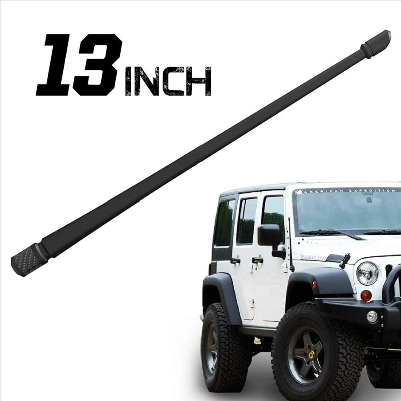 

13 дюймовая Гибкая резиновая антенна для Jeep Wrangler JK JL 2007-2018