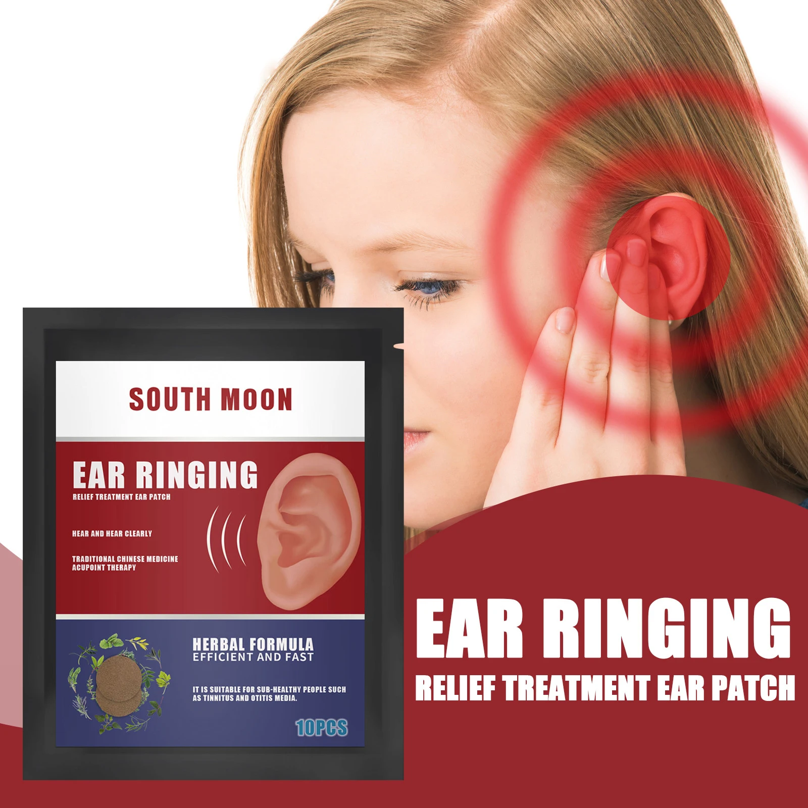 

Tinnitus Deafness Ear Swelling Ear Ringing Relieving Ear Drops Infection Treatment Discharge Cleansing Solution Ear Otitis Media