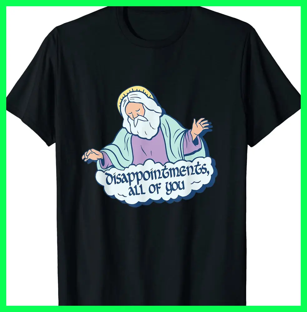 

Разочарование всех вас, Иисус саркастический юмор, надпись «футболка S-5Xl»