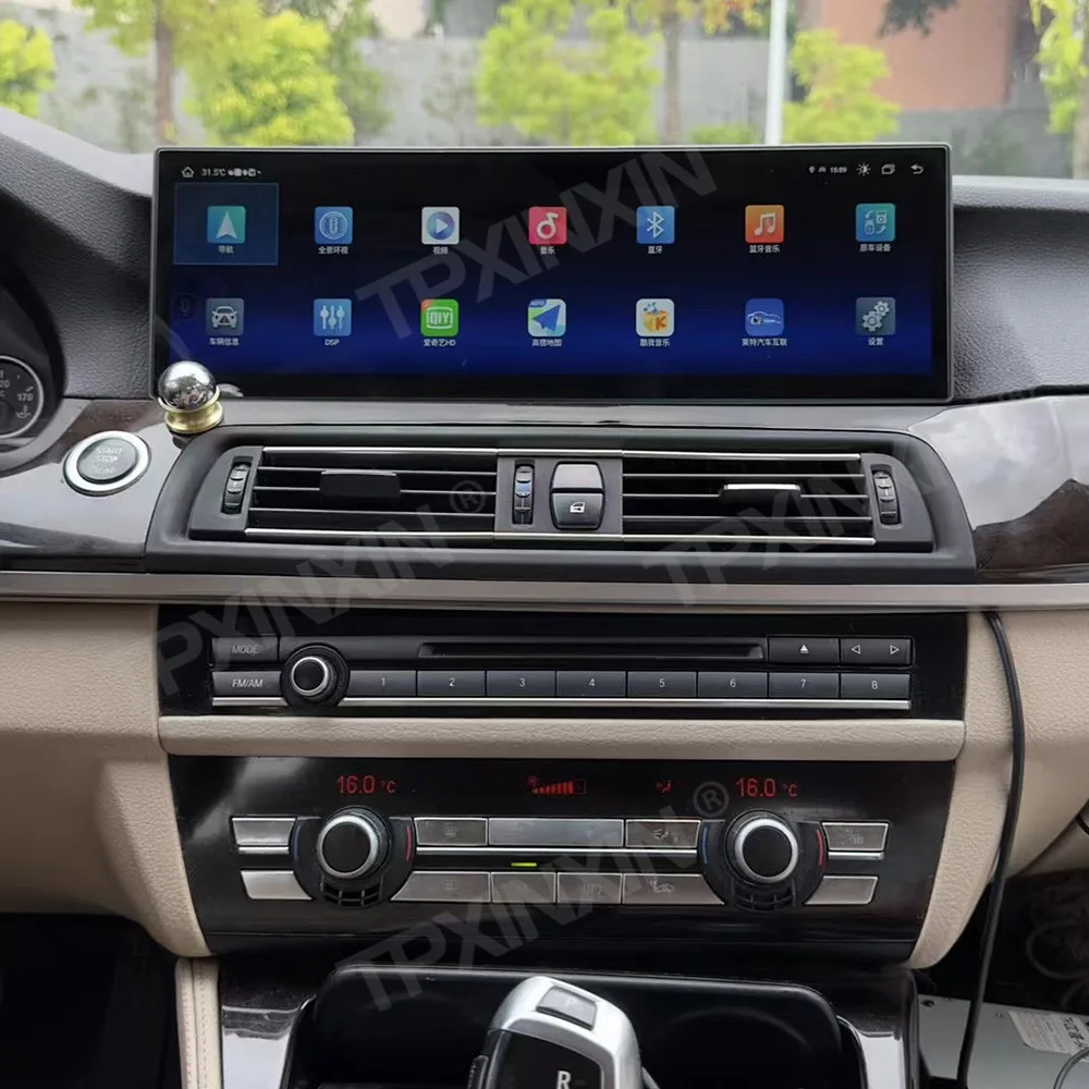 Автомобильная Мультимедийная магнитола 14 9 дюймов с Android для BMW 5 Series F10 F11 F18 2011 ~ 2017