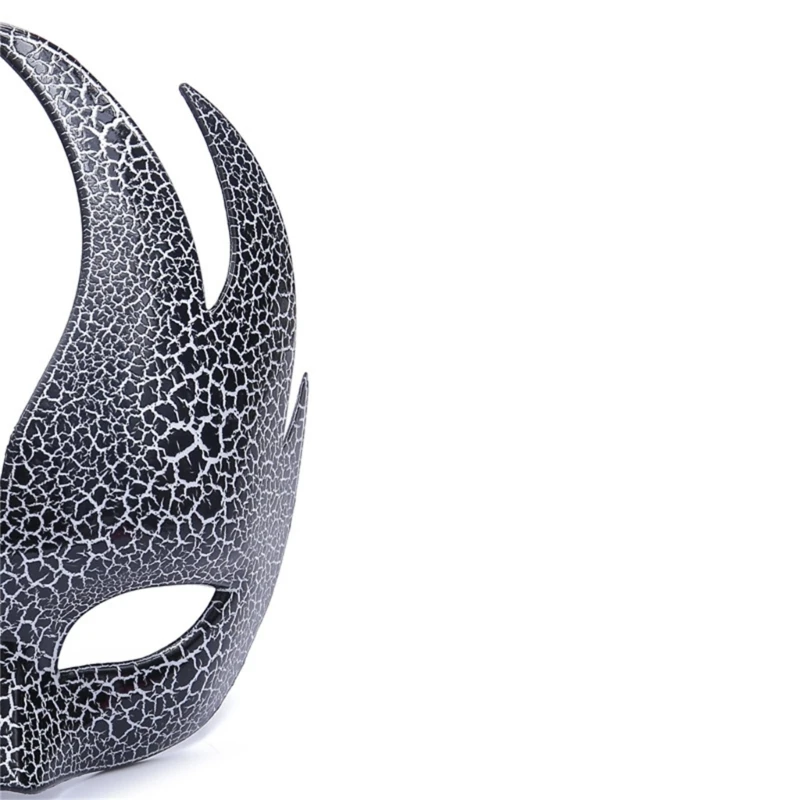 Маска для вечеринки на Хэллоуин Маскарадная маска Пламенная Полумаска лица