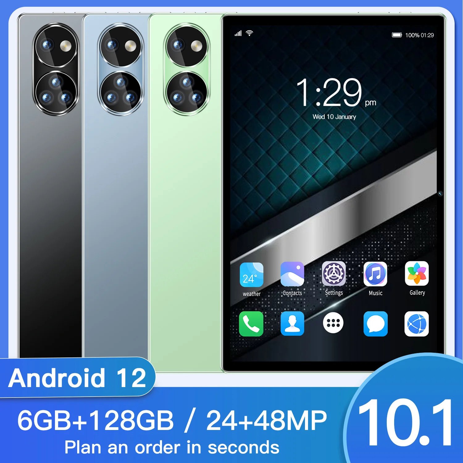 

Планшет Tab P10 Pro 1200 * 800IPS 2020 Восьмиядерный 6 ГБ 128 ГБ 11,5 дюйма 2,5 K OLED экран 8000 мАч Android 12