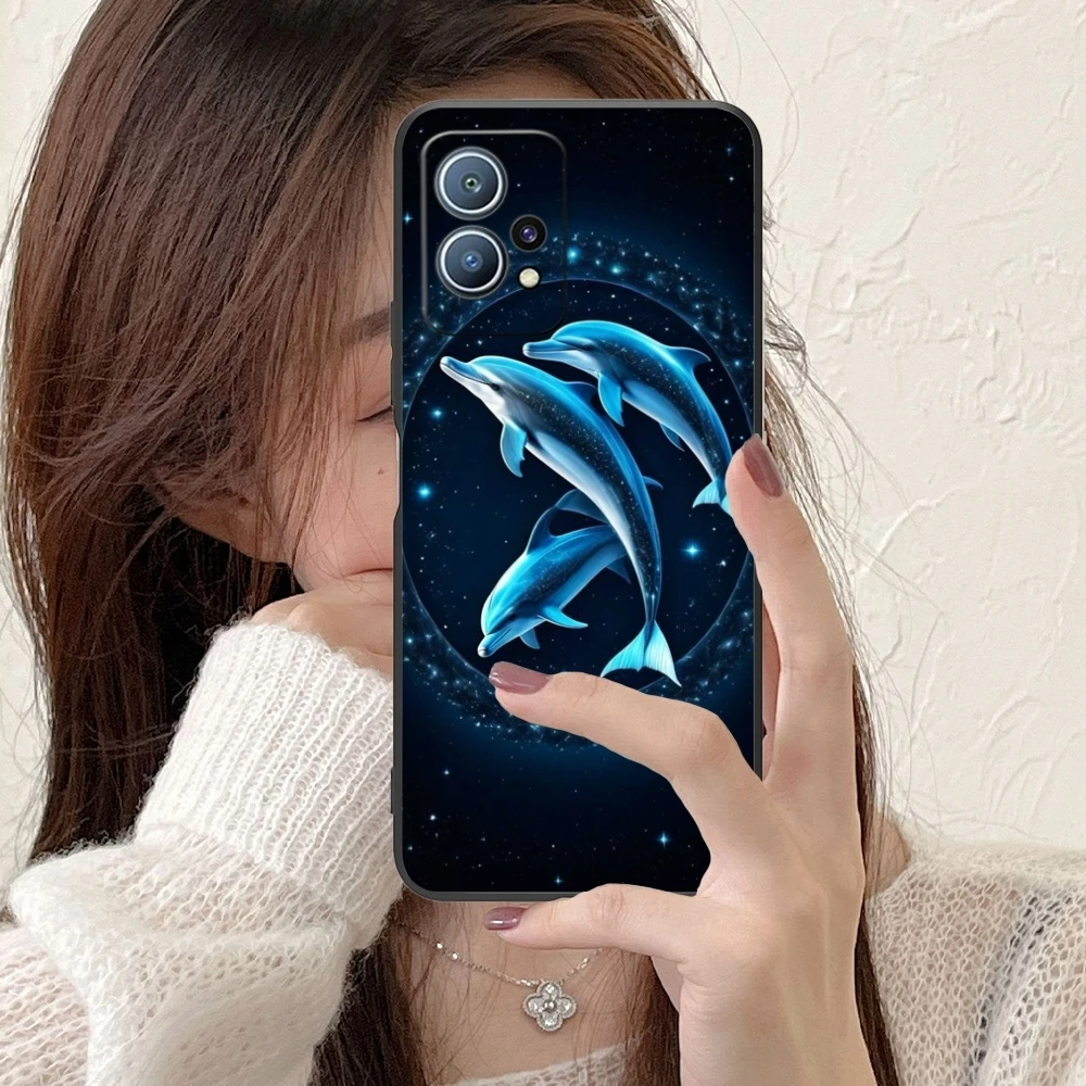 Чехол для мобильного телефона с изображением дельфина Huawei P60 P50 P40 P30 P20 P10 P9 P8 Pro Lite