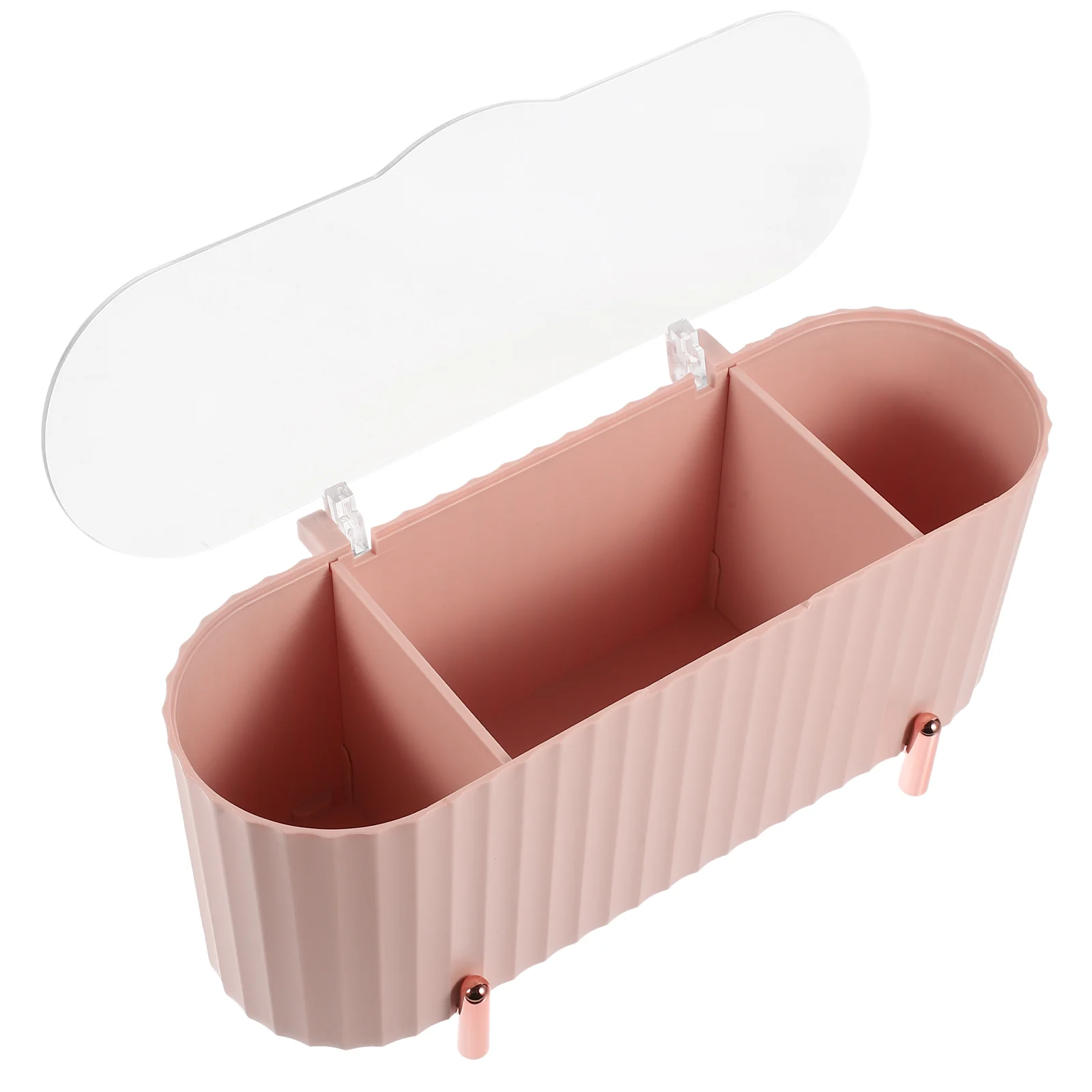 

Storage Totes Lid Case Multipurpose Cotton Swab Organizer Makeup Box Tampon Holder Compartment Pad Miss