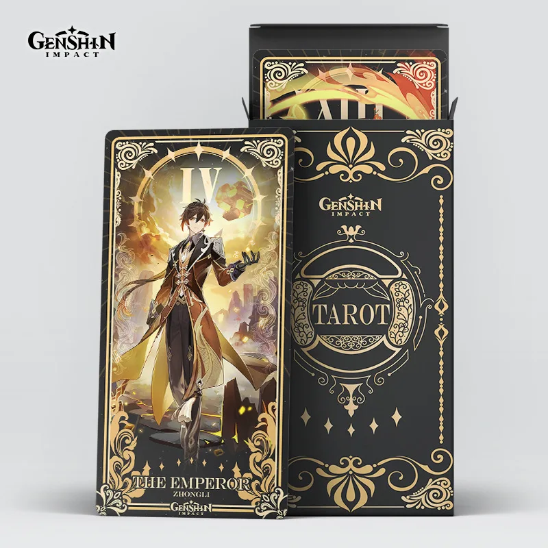 

22 шт. игровая игра Genshin Impact Tarot Card Yae Miko Raiden Shogun kaedeхара Kazuha игровая карта реквизит для косплея аниме Tarot Card